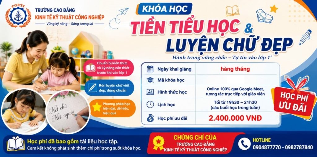 Chứng Chỉ Luyện Chữ Đẹp