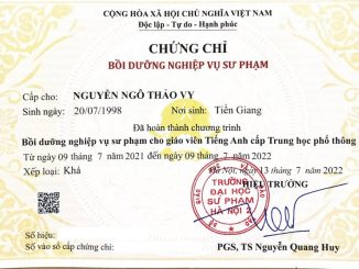 Nghiệp vự sư phạm cho Giáo viên dạy Tiểu học-THCS-THPT