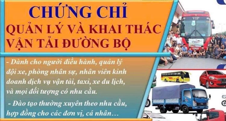 Khoá Học Sơ Cấp Khai Thác và Quản Lý Vận Tải Đường Bộ