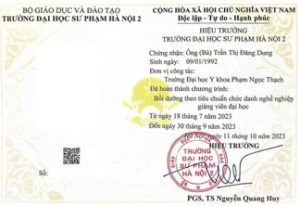 Chuẩn chức danh nghề nghiệp Giảng viên Đại học