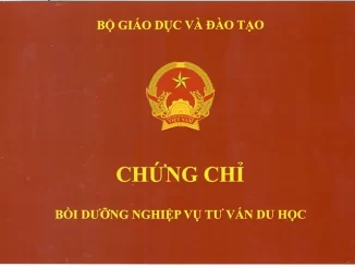 Chứng chỉ nghiệp vụ tư vấn du học