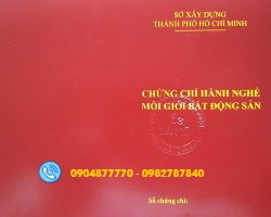 Chứng chỉ Môi giới Bất động sản